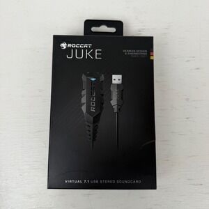 ROCCAT Juke Virtual 7.1 USB Stereo Soundcard Headset Adapter ROC-14-111-AM NEW